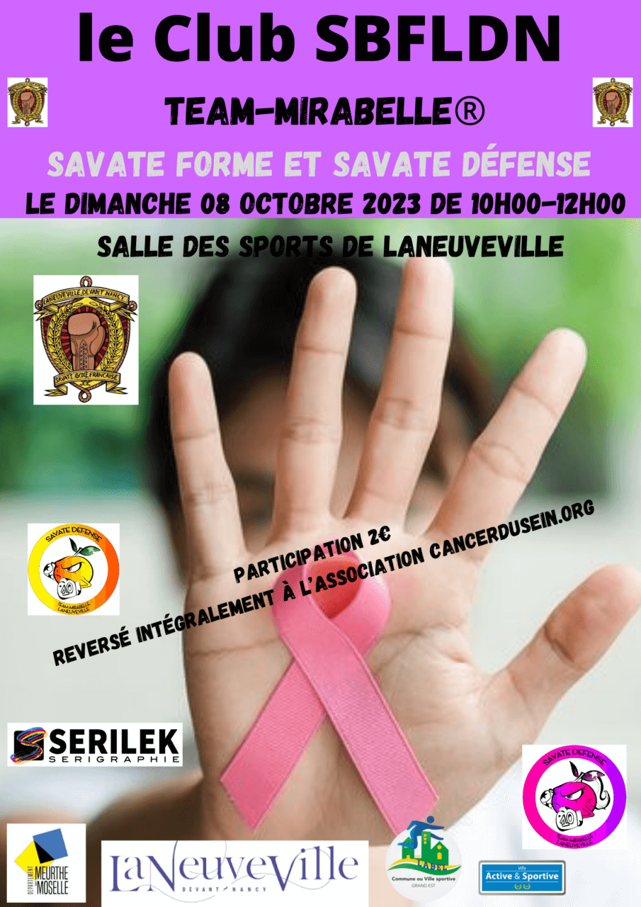 Savate Laneuveville octobre-rose Octobre Rose 08/10/2023  