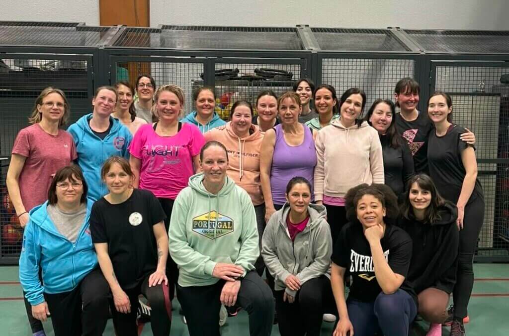 Retour sur la séance d’aéroboxe avec Anne Sophie Mathis